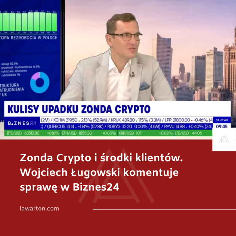 Wojciech Ługowski komentuje sprawę Zonda Crypto w Biznes24